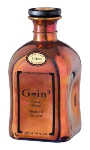 Ziegler G=in3 Gin Classic Dry Gin Metal