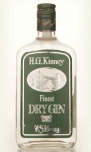 H G Kinney Dry Gin